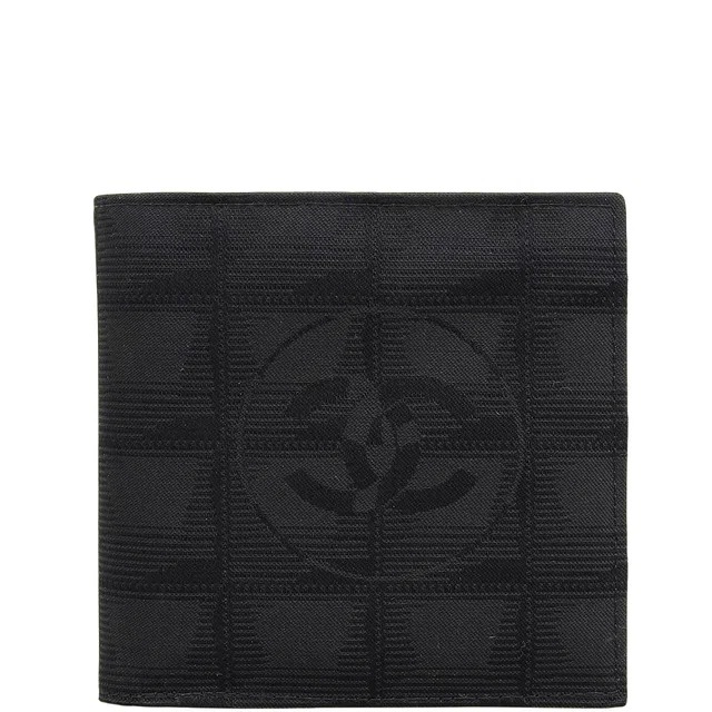 Chanel Circa 2001 New Travel Line Wallet Black in Black Nylon from VINTAGE QOO TOKYO