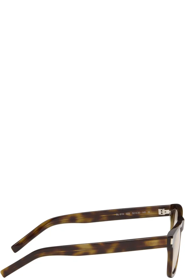 Saint Laurent Brown SL 819 800 Sunglasses, photo 2 of 4 from SSENSE
