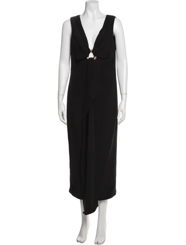 Tom Ford Silk Long Dress in black Silk from The RealReal