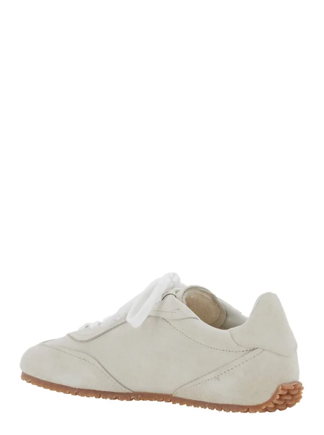 Axel arigato 'Daze Runner' Beige Sneaker with Logo on the Tongue and Grooved Sole in Suede Woman in Beige 100% Suede, photo 5 of 8 from Gaudenzi Boutique