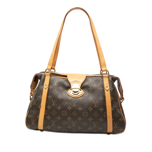 Brown Louis Vuitton Monogram Stresa PM Shoulder Bag in Brown Coated canvas from Designer Revival