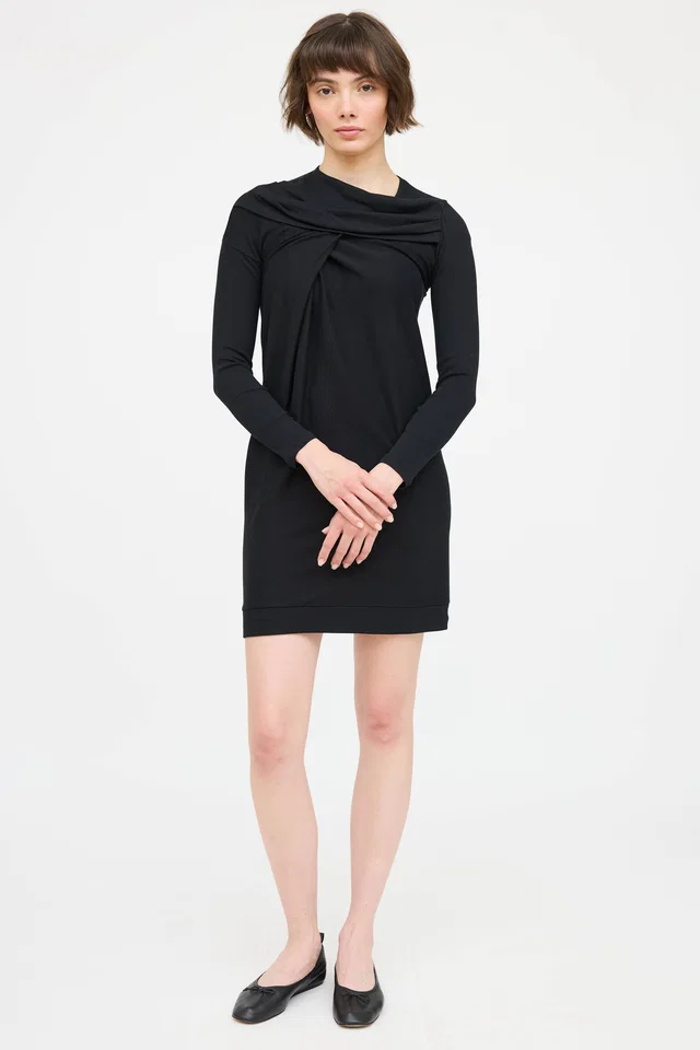 Brunello Cucinelli Drape Long Sleeve Dress from VSP Consignment