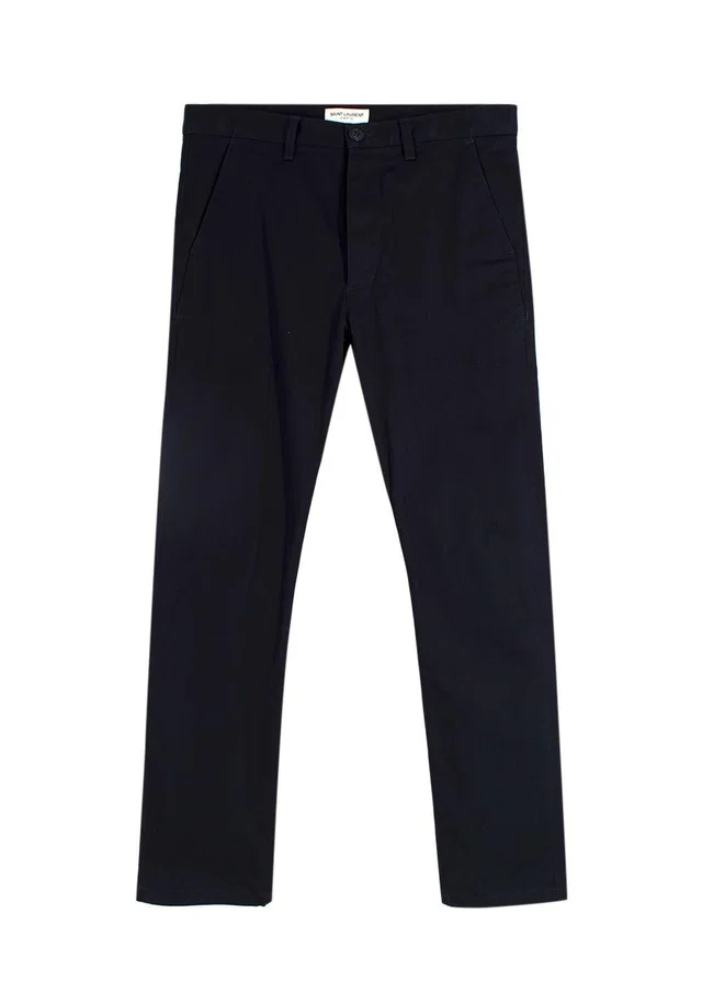 Saint Laurent Navy Tailored Trousers in Navy from HEWI