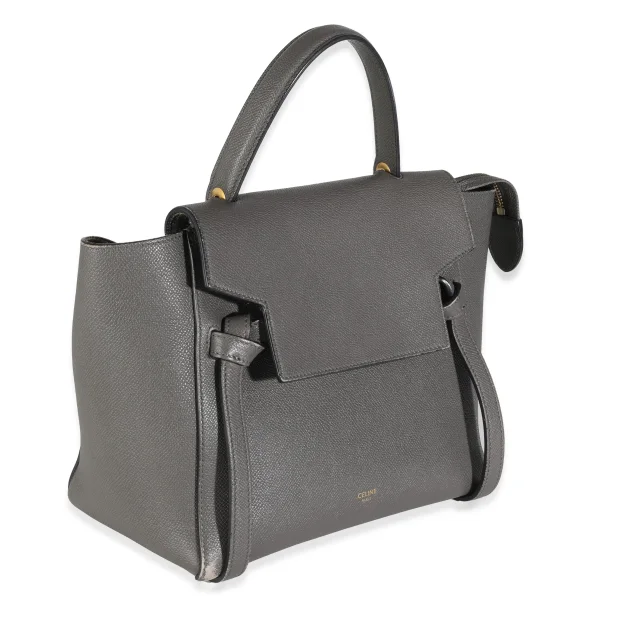 Celine Micro Belt Bag in Grey Leather from Season 2 Consign, photo 3 of 8