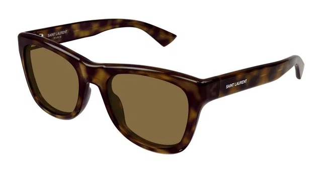 Saint Laurent Sl Sunglasses — Havana Brown Acetate in Brown from HEWI