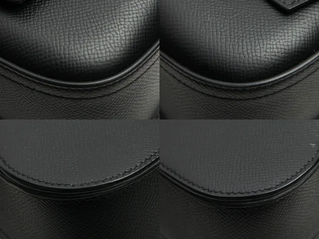 Hermès Mini Black Epsom Della Cavalleria in Black Epsom leather from Ann's Fabulous Finds, photo 8 of 10