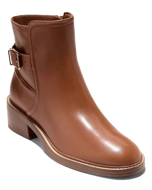Cole Haan Silvana Buckle Leather Bootie, image 1 of 1 from Rue La La