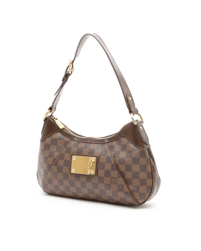 Louis Vuitton Damier Ebene Thames PM Shoulder Bag in Brown from A Retro Tale, photo 2 of 10