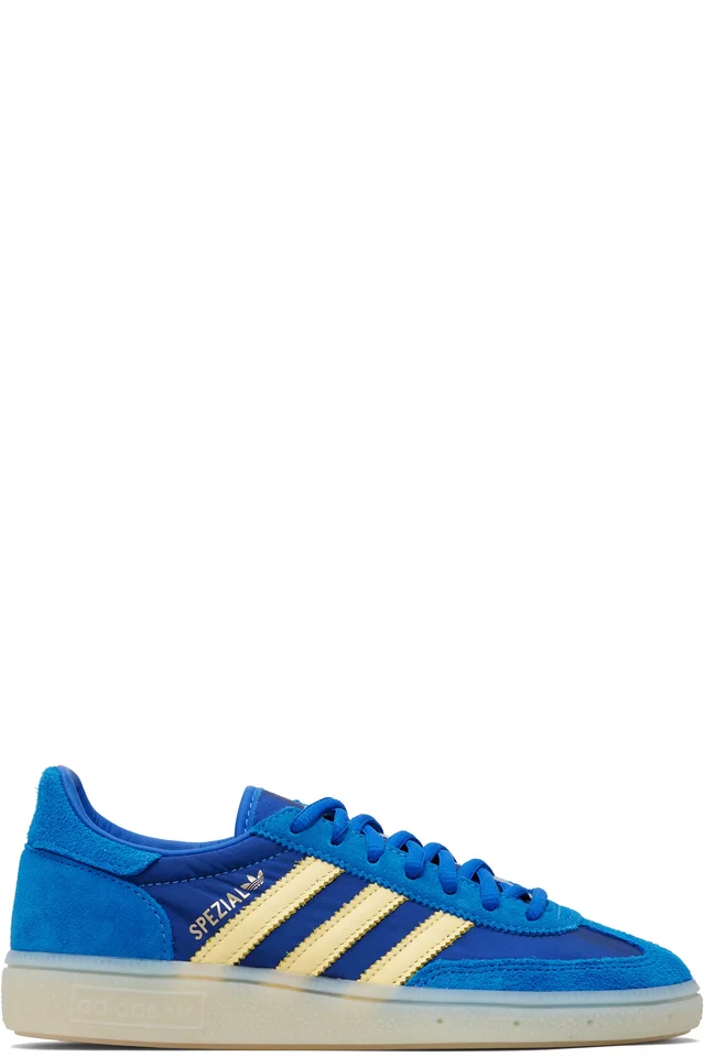 adidas Originals Blue Handball Spezial Sneakers from SSENSE, photo 1 of 1