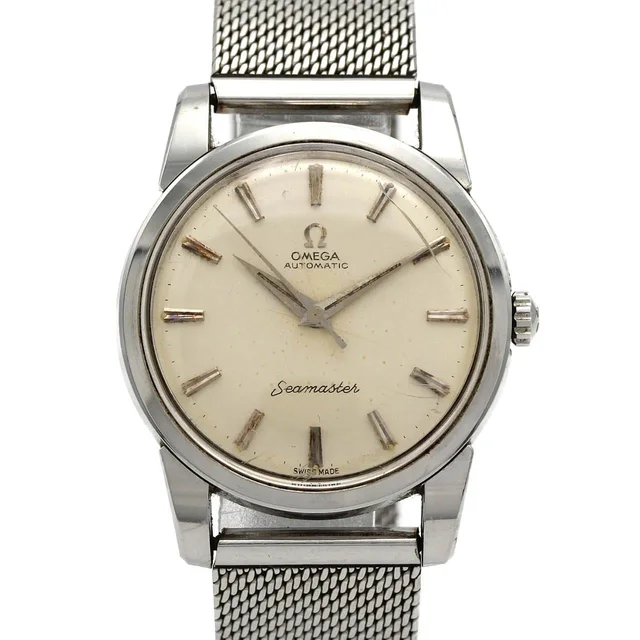[Unserviced - Value Price] Omega Seamaster Stainless Steel Automatic in Dial color: Silver Case: stainless steel Bracelet: stainless steel from KOMEHYO