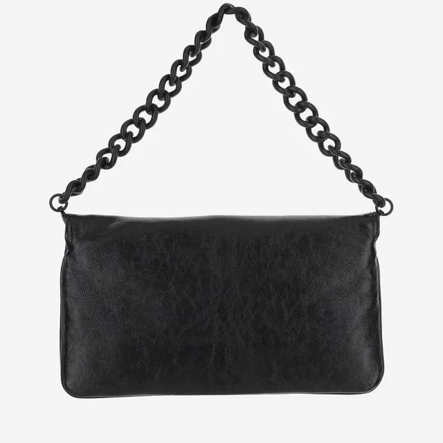 Balenciaga Calfskin Flap Shoulder Bag — Black in Black Calfskin from HEWI
