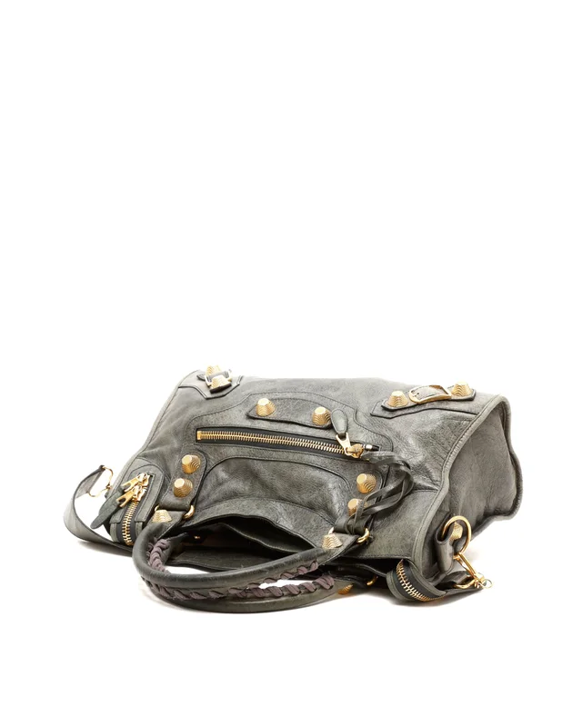 Balenciaga Motocross Giant City Bag in Woven leather from A Retro Tale, photo 4 of 10