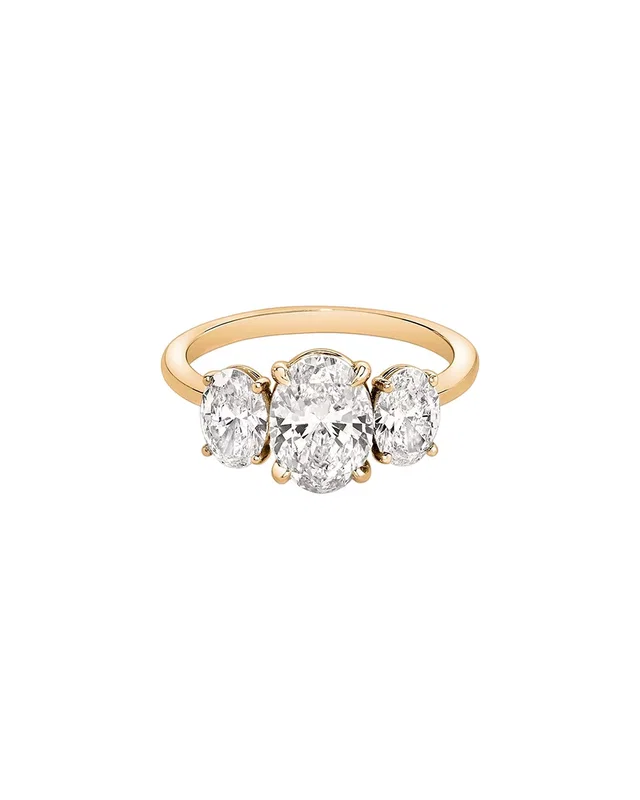 Lab Grown Diamonds 14K Rose Gold 5.00 ct. tw. Lab-Grown Diamond Ring, image 1 of 1 from Rue La La