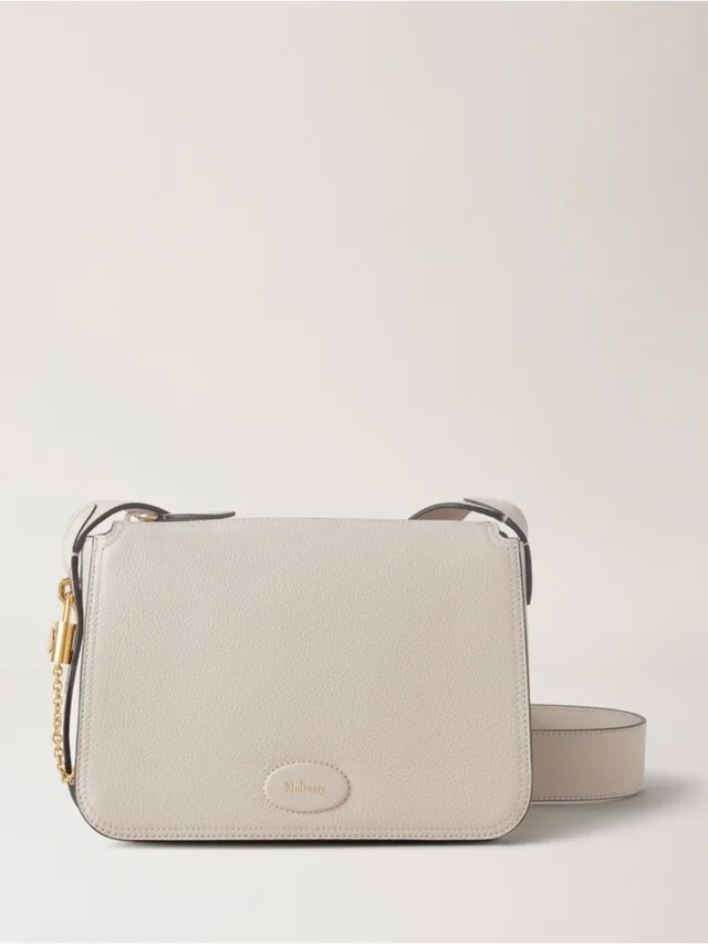 Mulberry Billie Chalk Small Classic Grain Leather Crossbody Bag Gold Hardware in gold Leather from Poshmark, photo 2 of 6