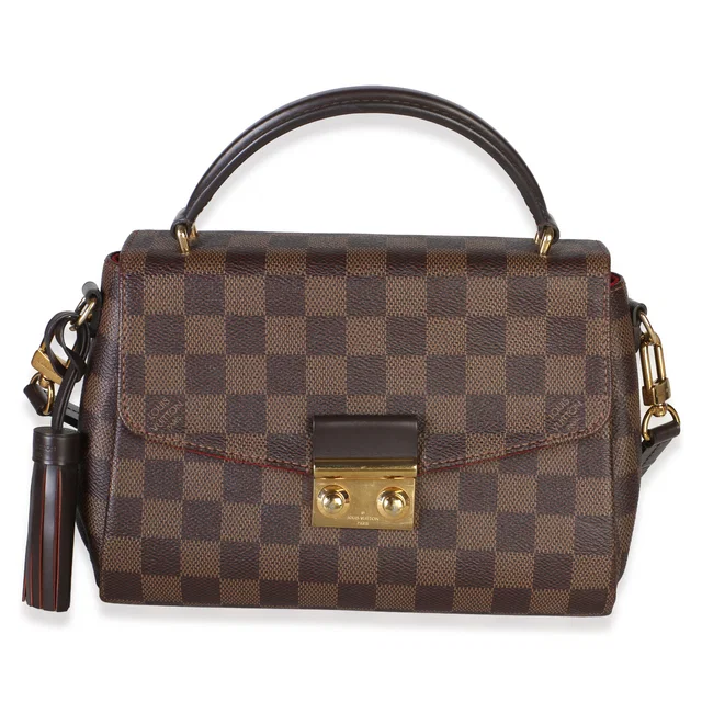 Louis Vuitton Damier Ebene Canvas Croisette in Brown Canvas from myGemma