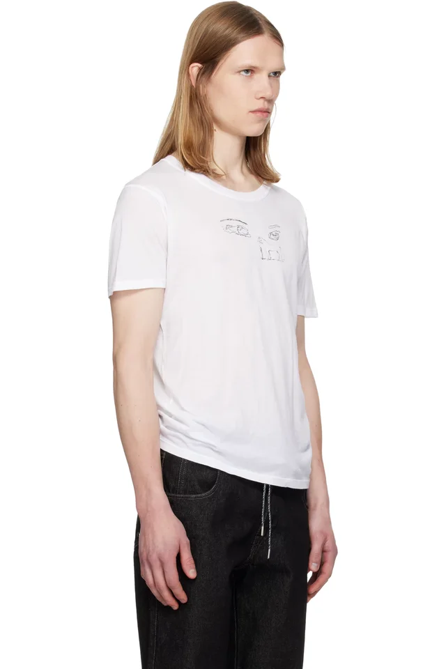 Silas White Apple Of My Eye T-shirt, photo 2 of 4 from SSENSE