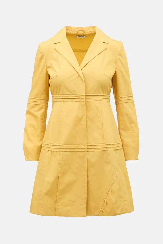 Miu Miu 2006 Poplin Pintuck Jacket from VSP Consignment