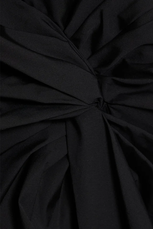 Carolina Herrera Twisted Cotton-Blend Poplin Halterneck Midi Dress, photo 4 of 4 from THE OUTNET