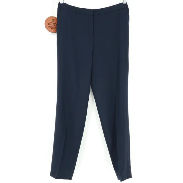 Escada Tamesne Wool Blend Dress Pants Navy Blue Size 38 Us Size Medium Career in blue Wool from Poshmark