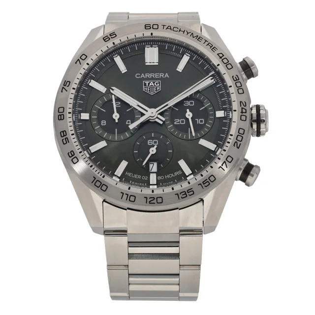 TAG Heuer Carrera CBN2A10 44mm Stainless Steel Watch from H&T