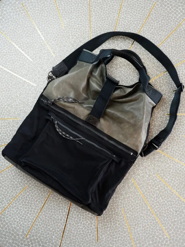 Best Price! Lanvin Big Shopper Bag Nylon Leather in black Nylon from Grailed
