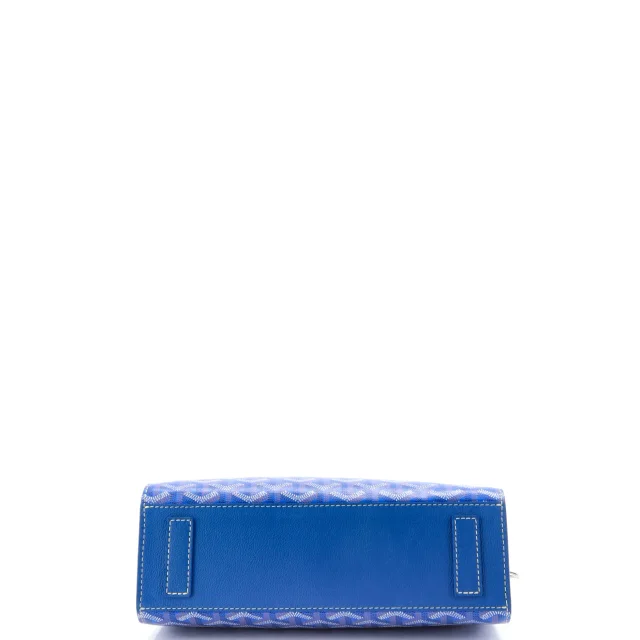 Goyard Structured Rouette Chain Shoulder Bag Coated Canvas PM in blue Coated canvas from Rebag, photo 4 of 6