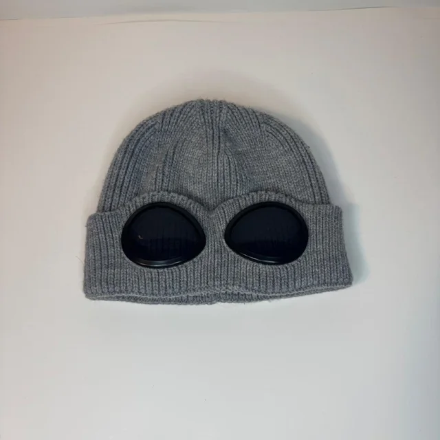 Goyard Men's Beanies - Grey/Blue in blue|gray from Depop, photo 1 of 1