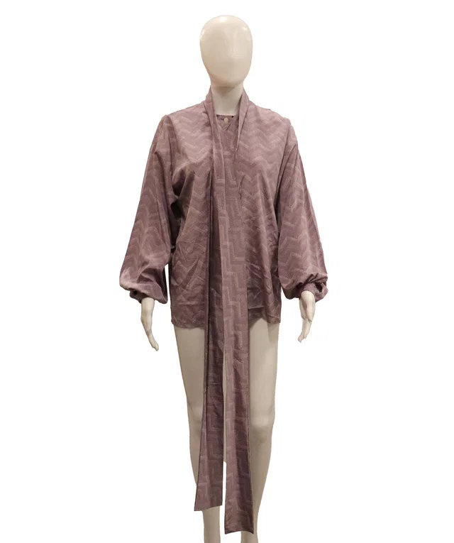Dior lavender bow shirt from Luxury Promise