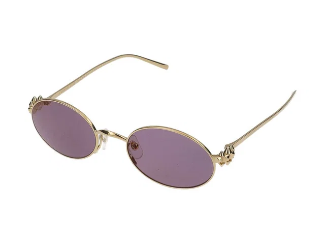Cartier Ct0644s Oval Metal Sunglasses — Gold in Gold from HEWI
