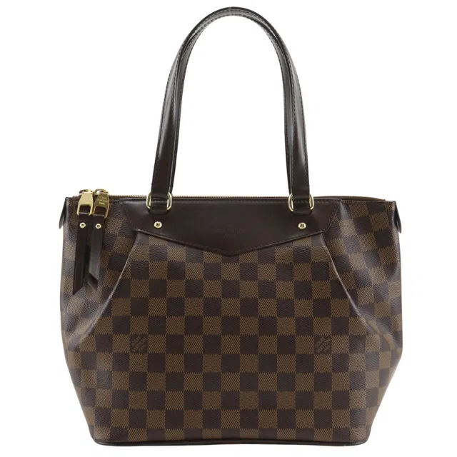 Louis Vuitton PM Damier Canvas Brown LadyTote Bag in Brown Canvas from The Reluxe