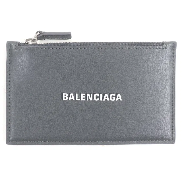 Balenciaga Card Case Fragment Case Business Card Holder in Leather from LuxUness