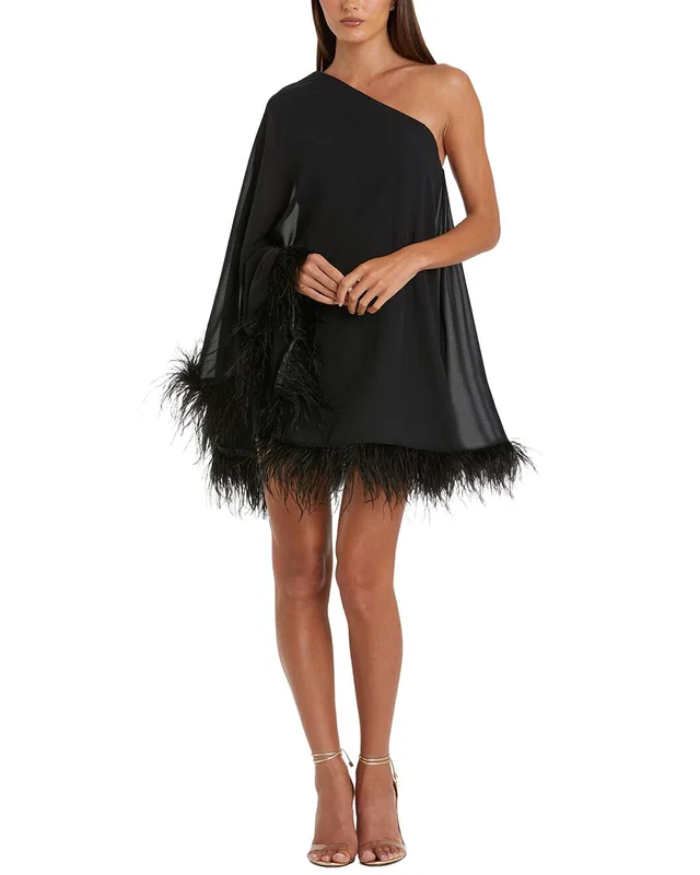 Mac Duggal One Shoulder Trapeze Mini Dress, image 1 of 1 from Gilt