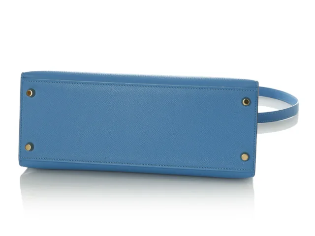 Hermès Blue Paradis Epsom Kelly 28 in Blue Epsom leather from Ann's Fabulous Finds, photo 6 of 11