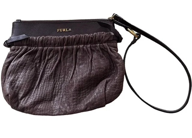 Furla Women brown clutch in Brown from Oxfam Online Shop