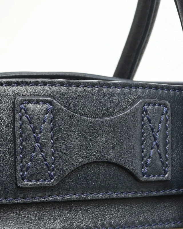 Celine Luggage Mini Bag in Suede from A Retro Tale, photo 9 of 15