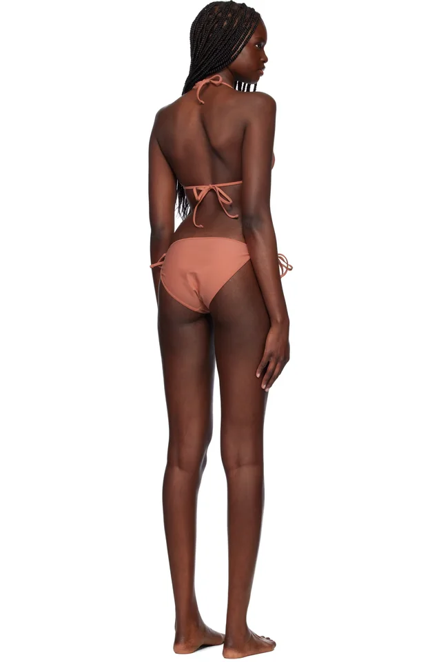 Maison Kitsuné Pink Baby Fox Bikini, photo 3 of 4 from SSENSE
