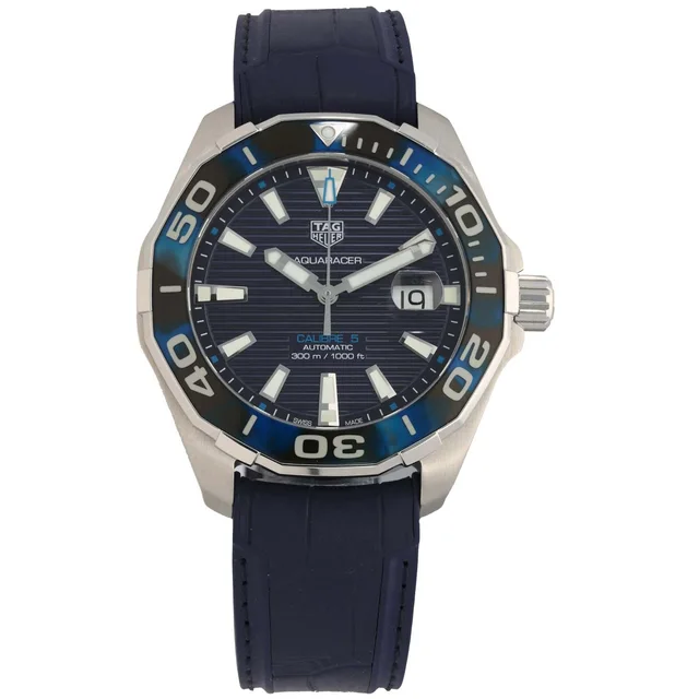 TAG Heuer Aquaracer WAY201P 44mm Stainless Steel Watch from H&T
