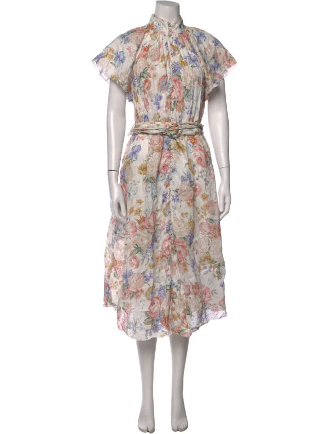 Zimmermann Linen Midi Length Dress from The RealReal