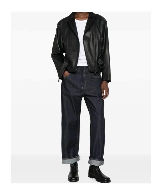 Emporio Armani Leather jacket with a zipper, photo 2 of 5 from SENSER