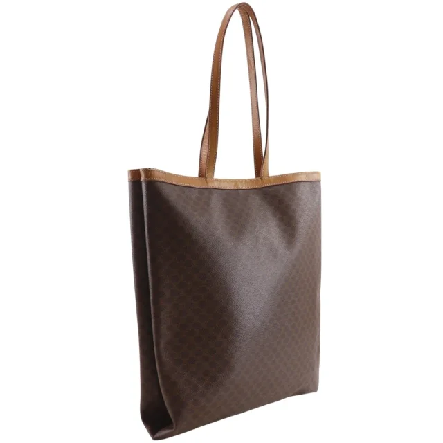 Celine Macadam PVC Tote Bag in Brown from LuxUness, photo 3 of 15