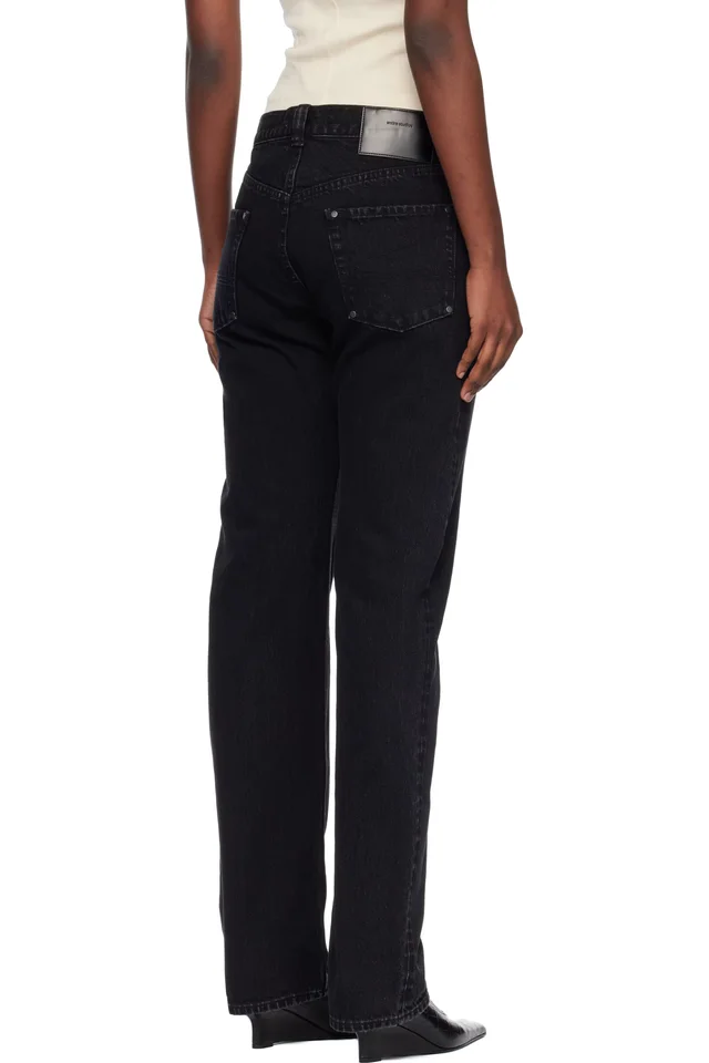 Entire Studios Black Slem Jeans, photo 3 of 4 from SSENSE