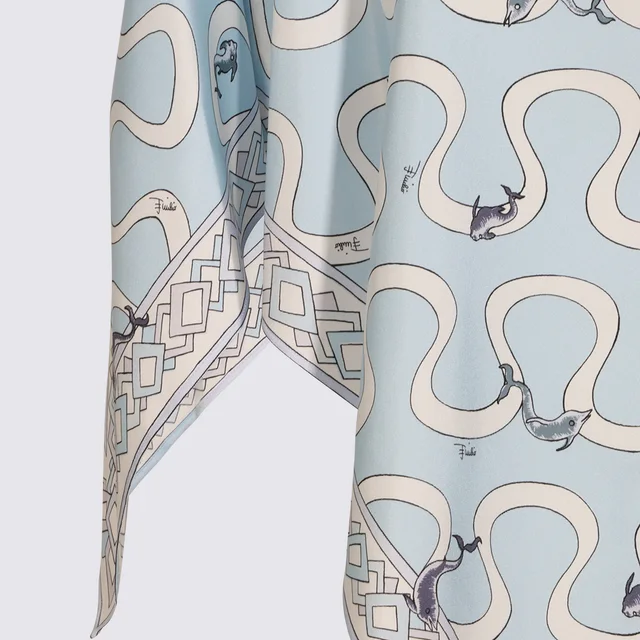 Emilio Pucci PUCCI Printed Handkerchief-Hem Top, photo 4 of 4 from SENSER
