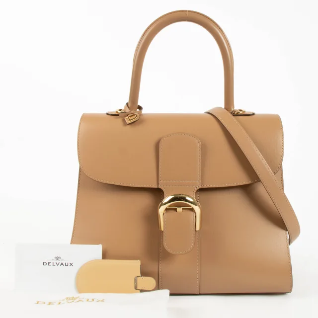 Delvaux Vison Box Calf Brillant MM Bag in Box leather from Labellov, photo 2 of 6