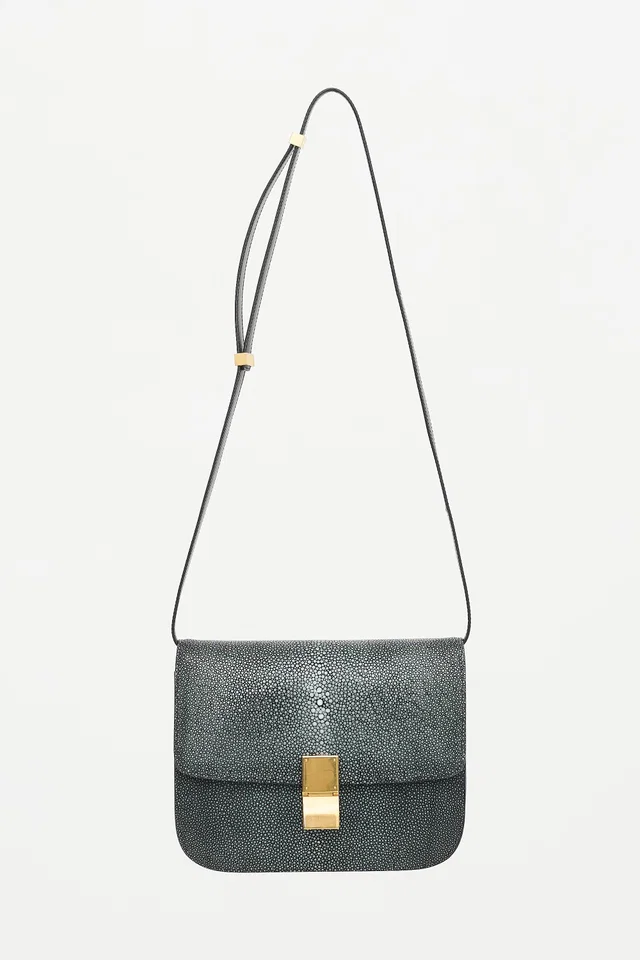 Celine Leather Classic Medium Box Bag in Leather from VSP Consignment