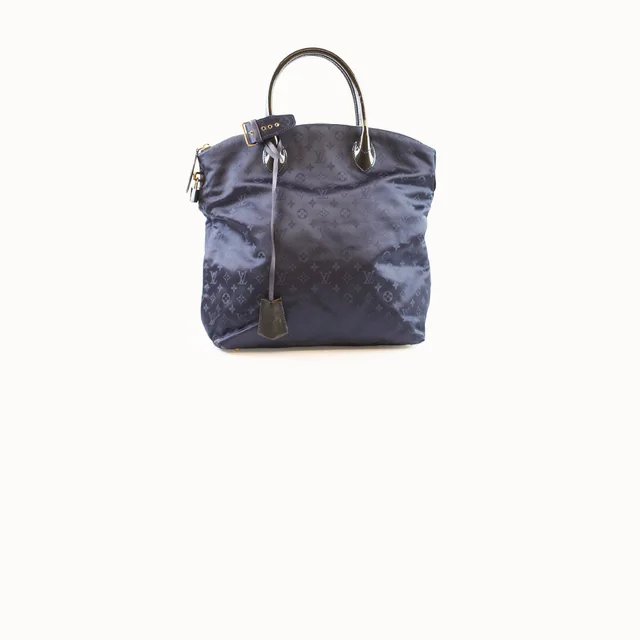 Louis Vuitton Lockit MM Nylon Desire Navy in Navy Nylon from The Purse Affair