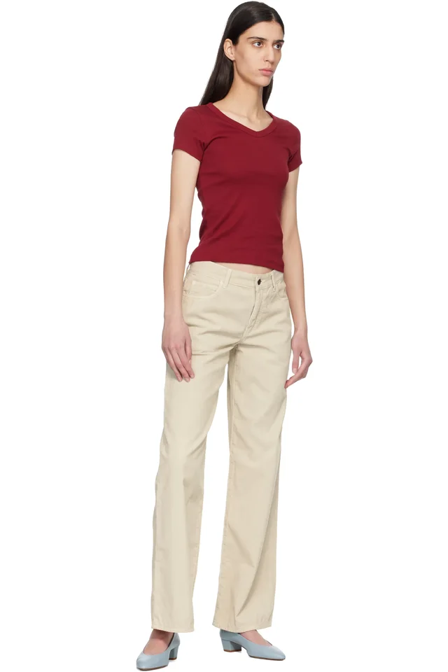 FLORE FLORE Red Jill Baby T-shirt, photo 4 of 4 from SSENSE