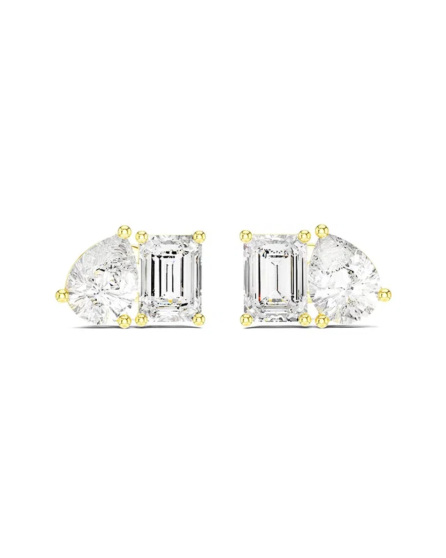 Amairah 14K 4.00 ct. tw. Lab-Grown Diamond Stud Earrings, image 1 of 1 from Gilt