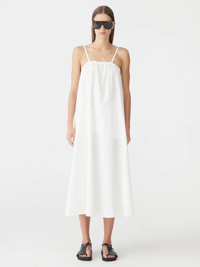 Bassike Crushed Cotton Parachute Dress from bassike, photo 1 of 1