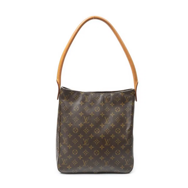 Louis Vuitton Looping Brown Monogram Canvas Messenger Bag in Brown Coated canvas from The Reluxe