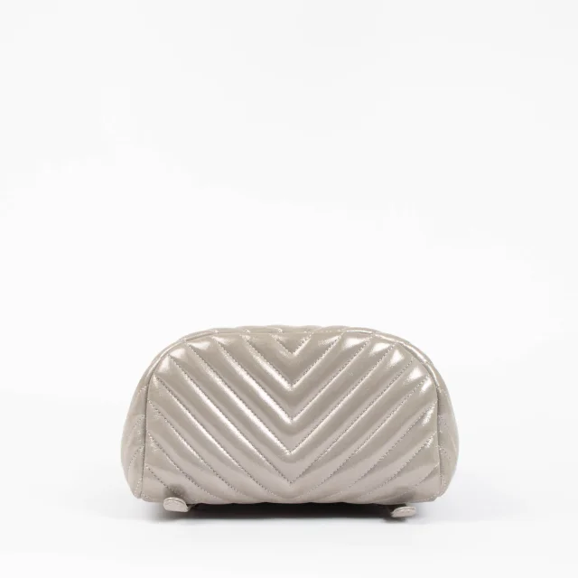 Chanel Metallic Silver Calfskin Chevron Urban Spirit Backpack in Silver Calfskin from Labellov, photo 5 of 7